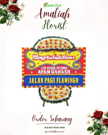 Sewa Papan Bunga Kajai